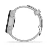 Smartwatch GARMIN Forerunner 55 — 42 mm round sport watch, GPS/GLONASS/Galileo, 14-day battery, 5 ATM, silicone white strap