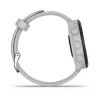 Smartwatch GARMIN Forerunner 55 — 42 mm round sport watch, GPS/GLONASS/Galileo, 14-day battery, 5 ATM, silicone white strap