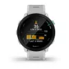 Smartwatch GARMIN Forerunner 55 — 42 mm round sport watch, GPS/GLONASS/Galileo, 14-day battery, 5 ATM, silicone white strap