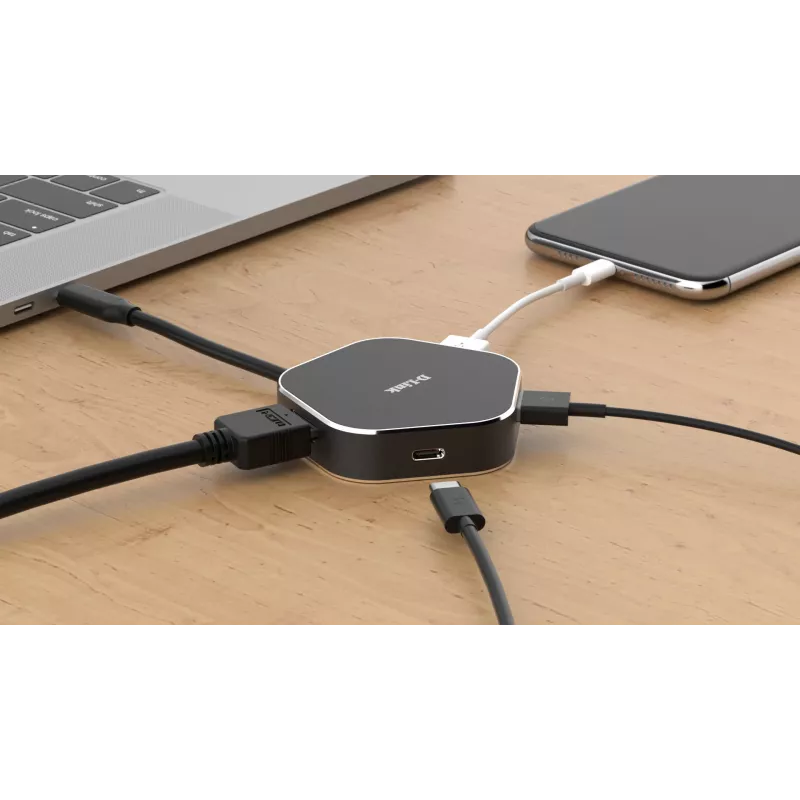 D-Link 4-in-1 USB-C Hub with HDMI and Power Delivery