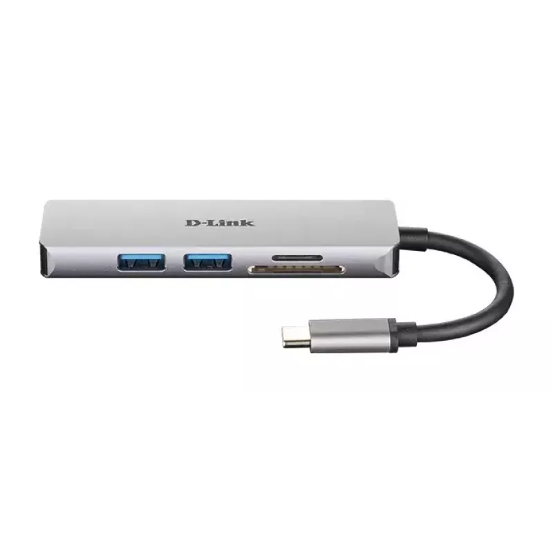 D-Link 5-in-1 USB-C Hub with HDMI and SD/microSD Card Reader
