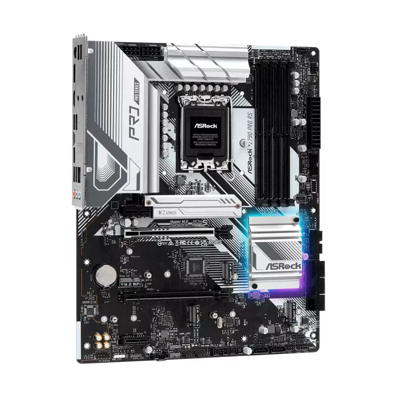 Motherboard ASRock Z790 Pro RS — Intel Z790, LGA 1700, ATX, DDR5, 4 DIMM, 128GB, 2.5Gb LAN