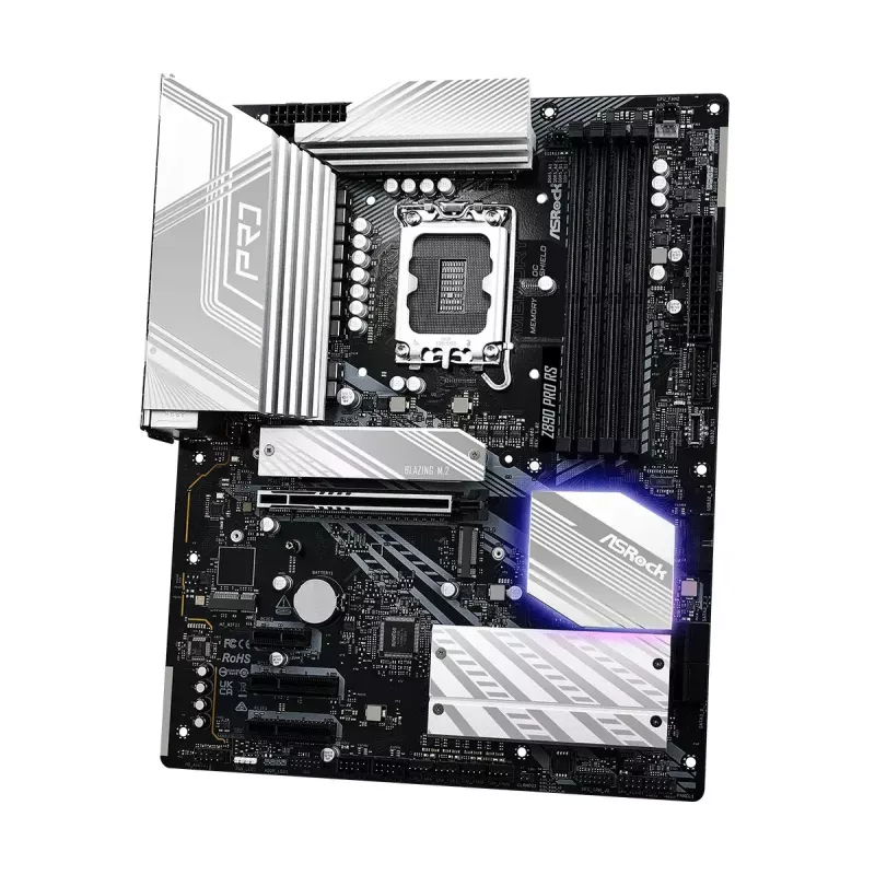 Motherboard ASRock Z890 Pro RS — Intel Z890, LGA 1851, ATX, 4x DDR5 slots, PCIe Gen5 x16, 2.5Gb LAN, Thunderbolt 4