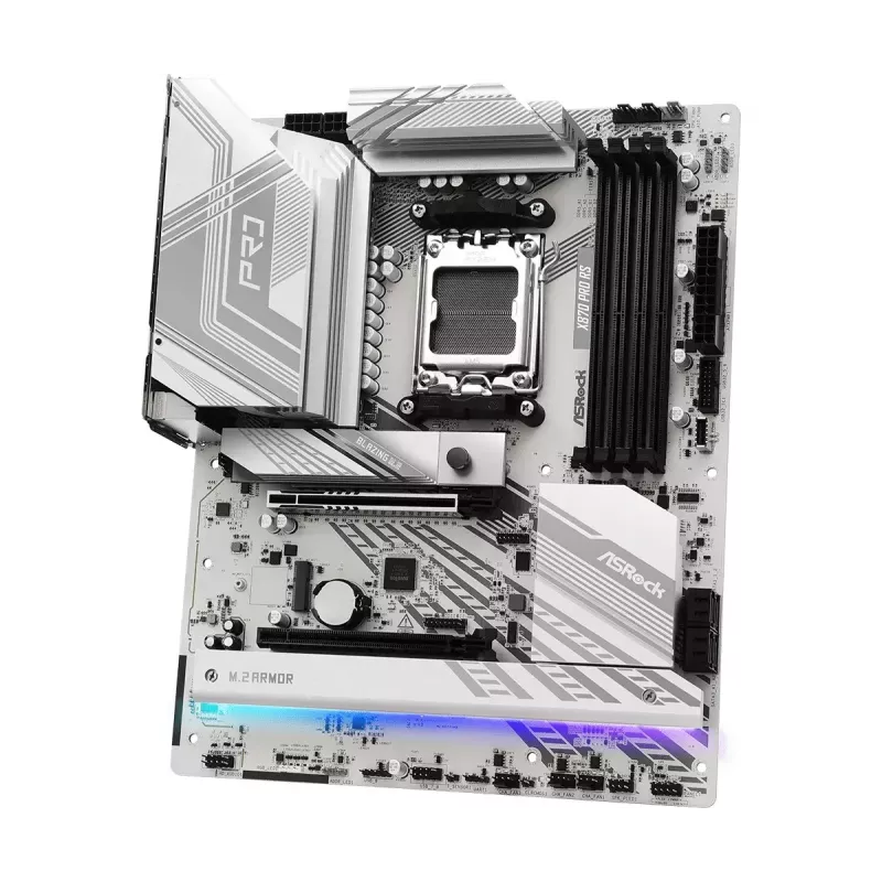 Motherboard ASRock X870 PRO RS ATX for AMD Socket AM5, DDR5, 4x DIMM, 256GB, PCIe Gen5 M.2, 2.5Gb LAN