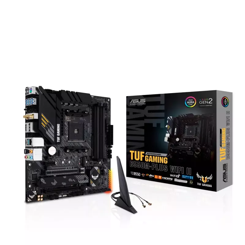 Motherboard ASUS TUF GAMING B550M-PLUS WIFI II AMD B550 Socket AM4 micro ATX