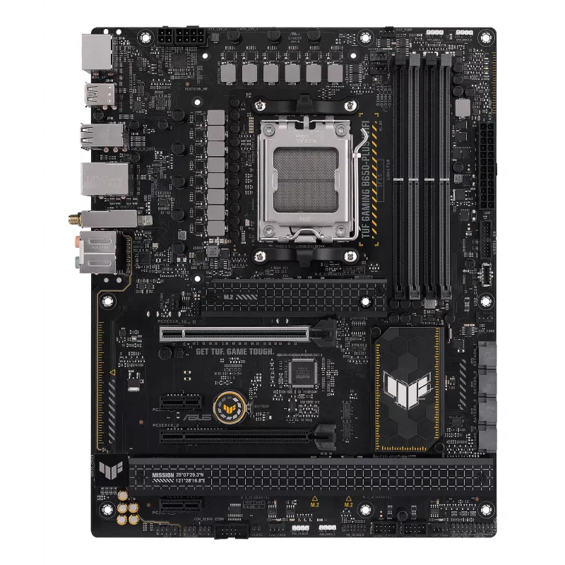 Motherboard ASUS TUF GAMING B650-PLUS WIFI — AMD B650, Socket AM5, ATX, DDR5, 4 DIMM, Wi‑Fi 6, 2.5Gb LAN, 3x M.2