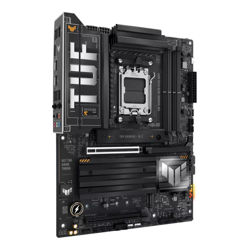 Motherboard ASUS TUF GAMING X870-PLUS WIFI — AMD X870, Socket AM5, ATX, DDR5, 4 DIMM, Wi‑Fi 7, Bluetooth 5.4