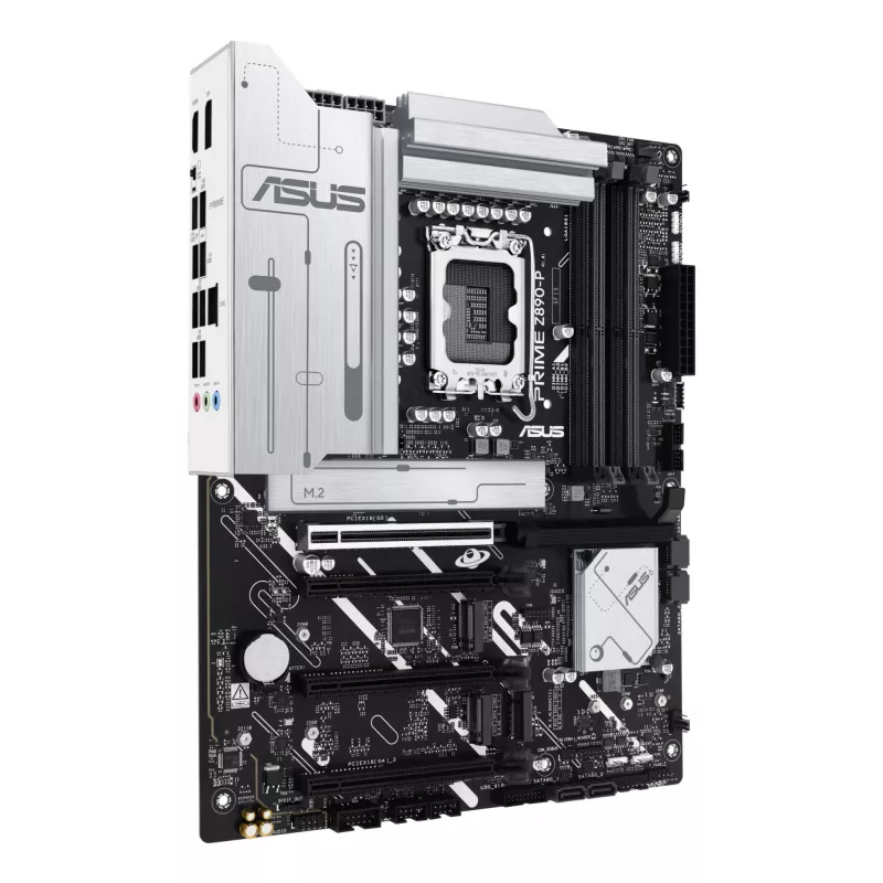 Motherboard ASUS PRIME Z890-P — Intel Z890, LGA 1851, ATX, DDR5, 4x DIMM, 192GB, 4x M.2, 2.5Gb LAN, HDMI 2.1, 1x USB-C