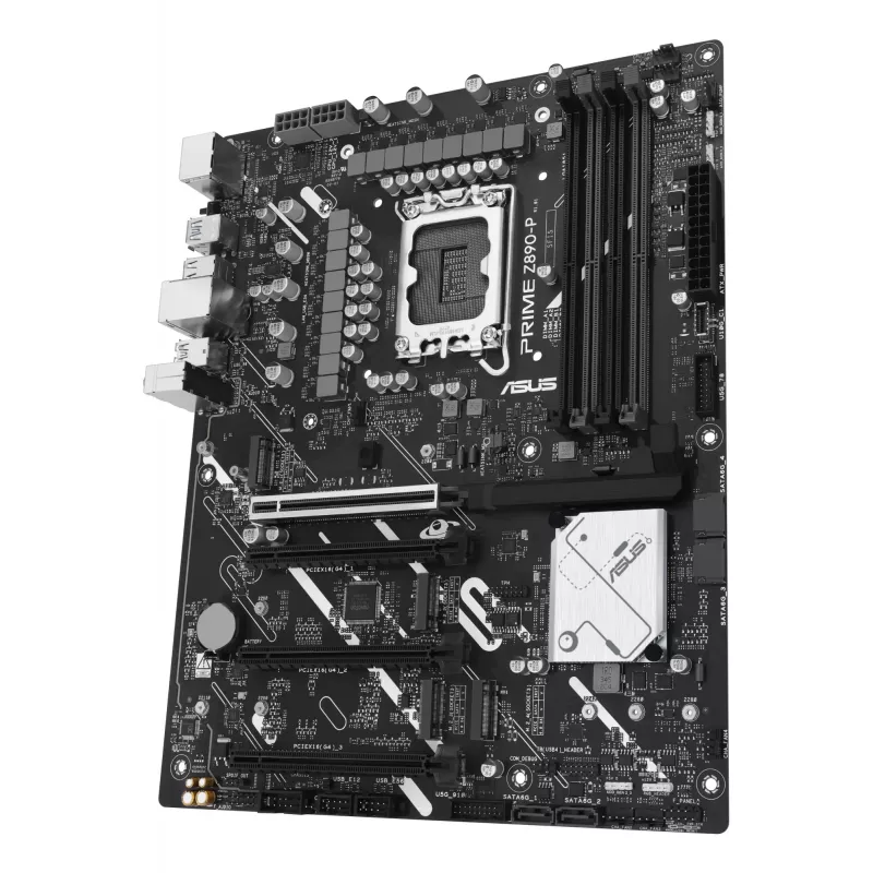 Motherboard ASUS PRIME Z890-P — Intel Z890, LGA 1851, ATX, DDR5, 4x DIMM, 192GB, 4x M.2, 2.5Gb LAN, HDMI 2.1, 1x USB-C