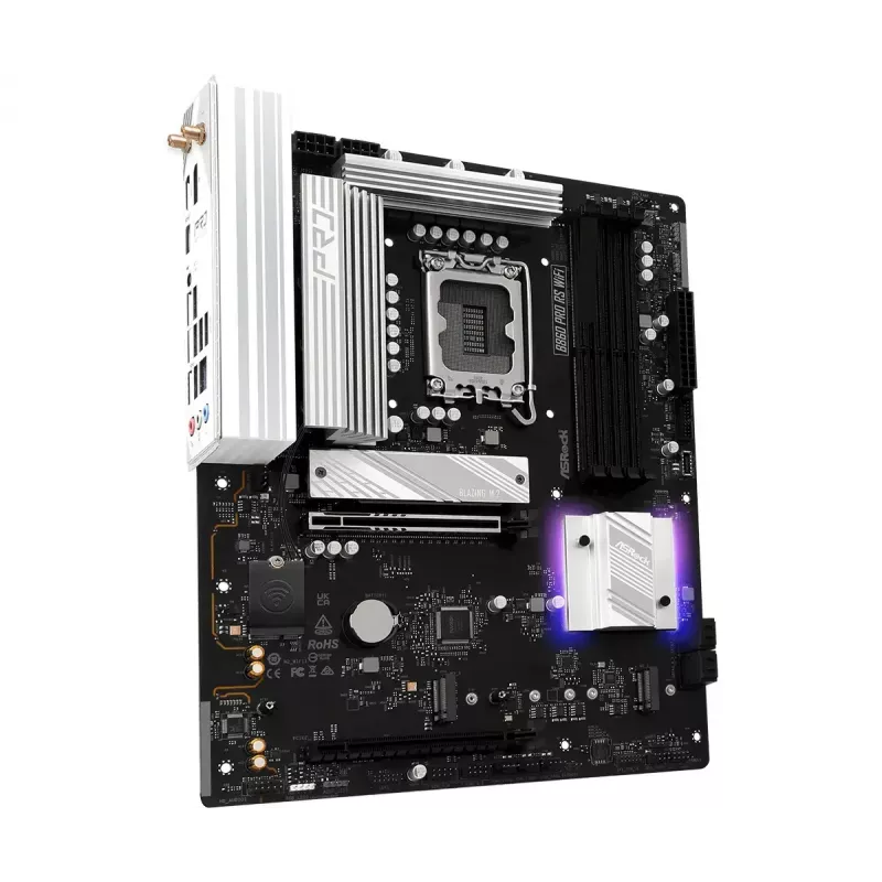 Motherboard ASRock B860 Pro RS WiFi Intel B860 LGA1851 ATX, 4x DDR5 slots, 256GB, Wi‑Fi 6E, 2.5GbE