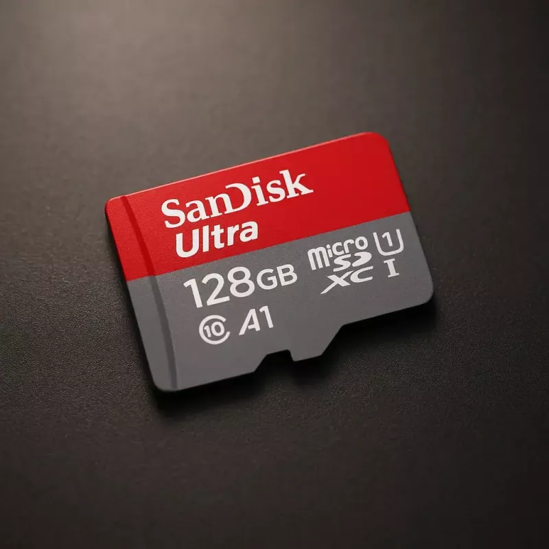 MicroSDXC Card SanDisk 128GB UHS-I Class 10 SDSQUAB-128G-GN6MA