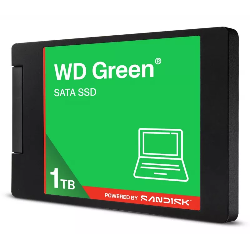 WESTERN DIGITAL SSD - WD Green -1TB - SATA 6Gb/s - 2.5in/7mm cased