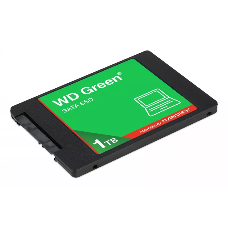 WESTERN DIGITAL SSD - WD Green -1TB - SATA 6Gb/s - 2.5in/7mm cased