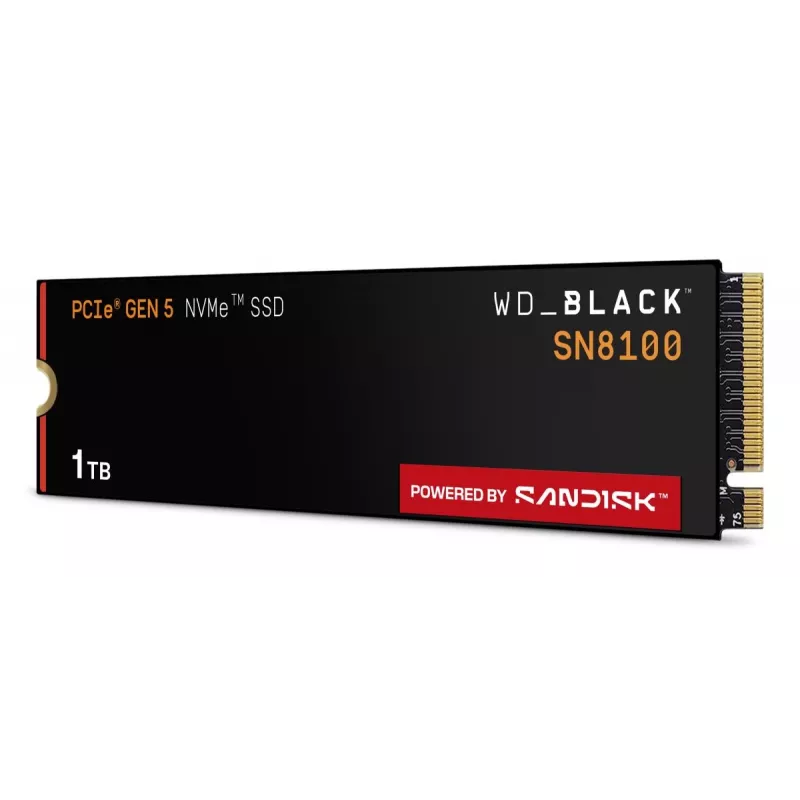 SSD disk Western Digital 1 TB M.2 PCI Express 5.0 Black SN8100