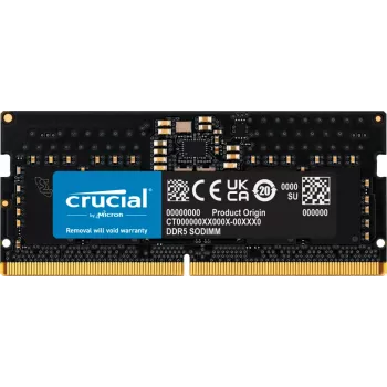 MICRON / CRUCIAL Memory 8GB DDR5-4800 SODIMM (CT8G48C40S5)