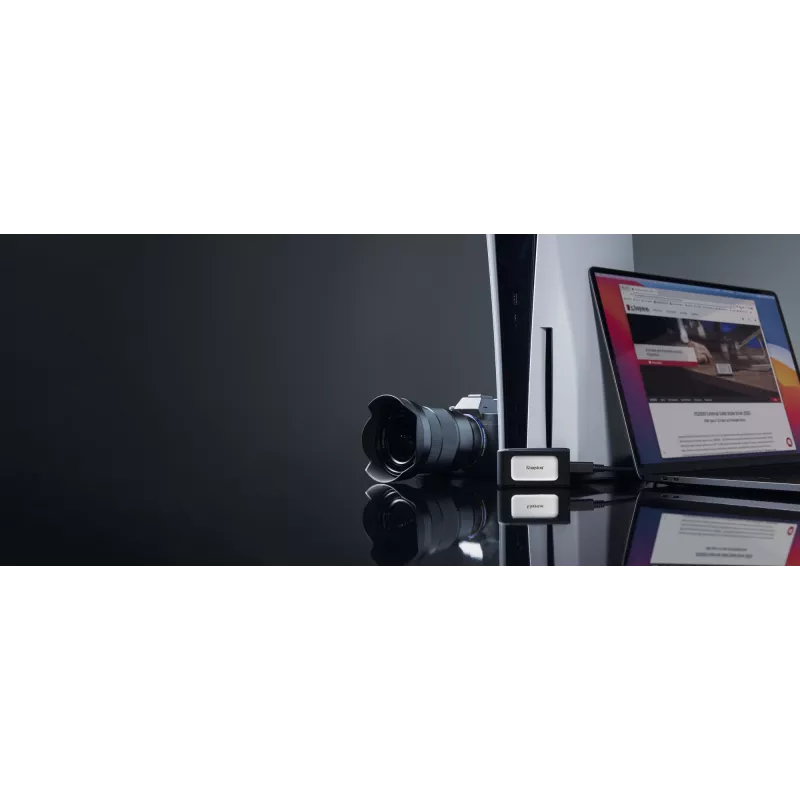 Kingston Technology 500G PORTABLE SSD XS2000, 500 GB, USB Type-C, 3.2 Gen 2 (3.1 Gen 2), 2000 MB/s, Black, Silver