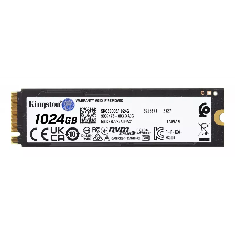 SSD disk Kingston Technology 1024G M.2 NVMe KC3000