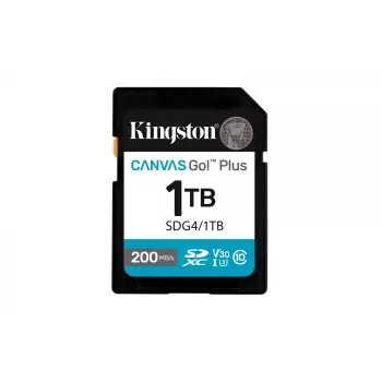 Kingston Technology Canvas Go! Plus 1TB SDXC Canvas Go Plus Gen4 200MB/s C10 UHS-I U3 V30