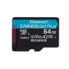 Kingston Technology 64GB microSDXC Canvas Go Plus Gen4 200MB/s A2 U3 V30 Card + Adapter