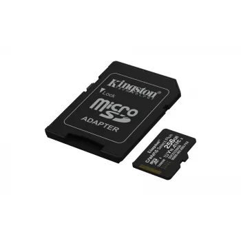 MicroSDXC memory card KINGSTON 256GB UHS‑I Canvas Select Plus Gen3, Class 10, 150 MB/s, A1, V10