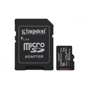 Kingston Technology 1TB microSDXC Canvas Select Plus Gen3 150MB/s A1 Card + Adapter