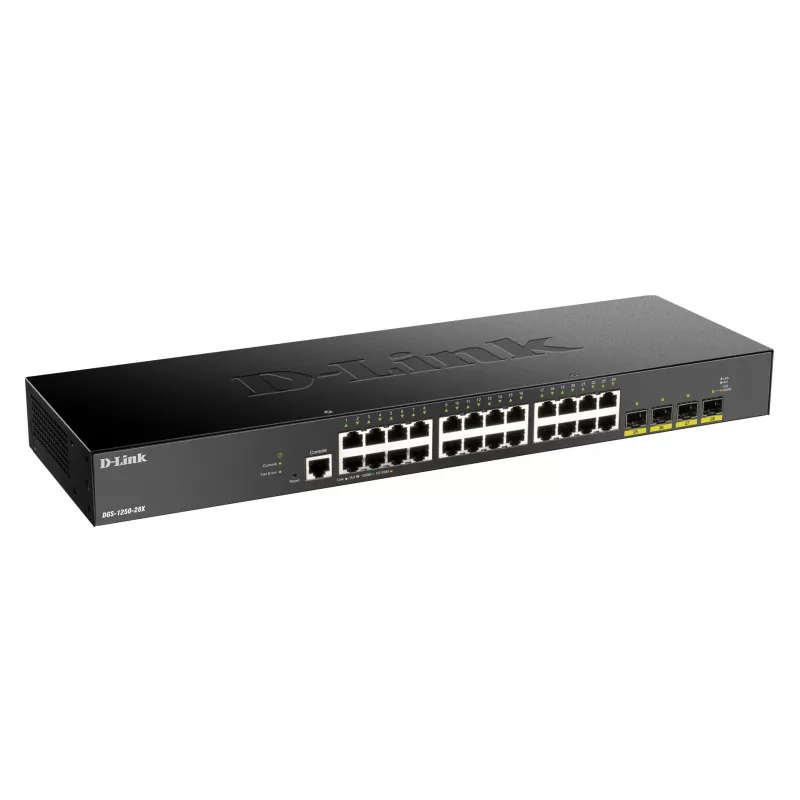 D-Link 24-port Gigabit Smart Managed Switch with 4x 10G SFP+