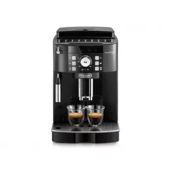 Espresso machine DeLonghi ECAM 21.117 B Magnifica S — fully automatic, 1.8 L water tank, 250 g bean hopper, 15 bar, 2 spouts