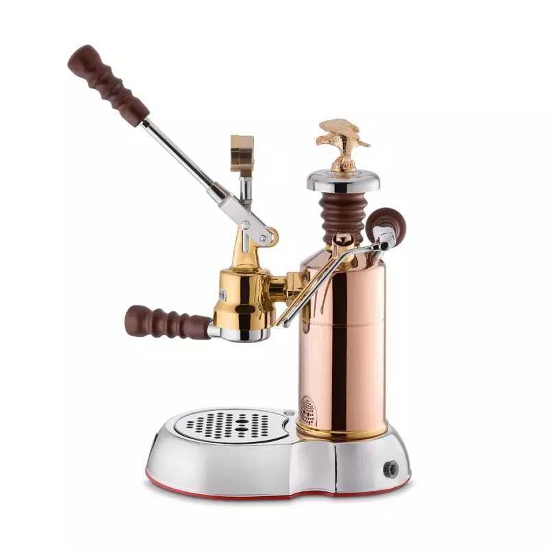 La Pavoni Esperto Edotto LPLESE01EU Lever Espresso Machine, Copper/Chrome, 1.6 L