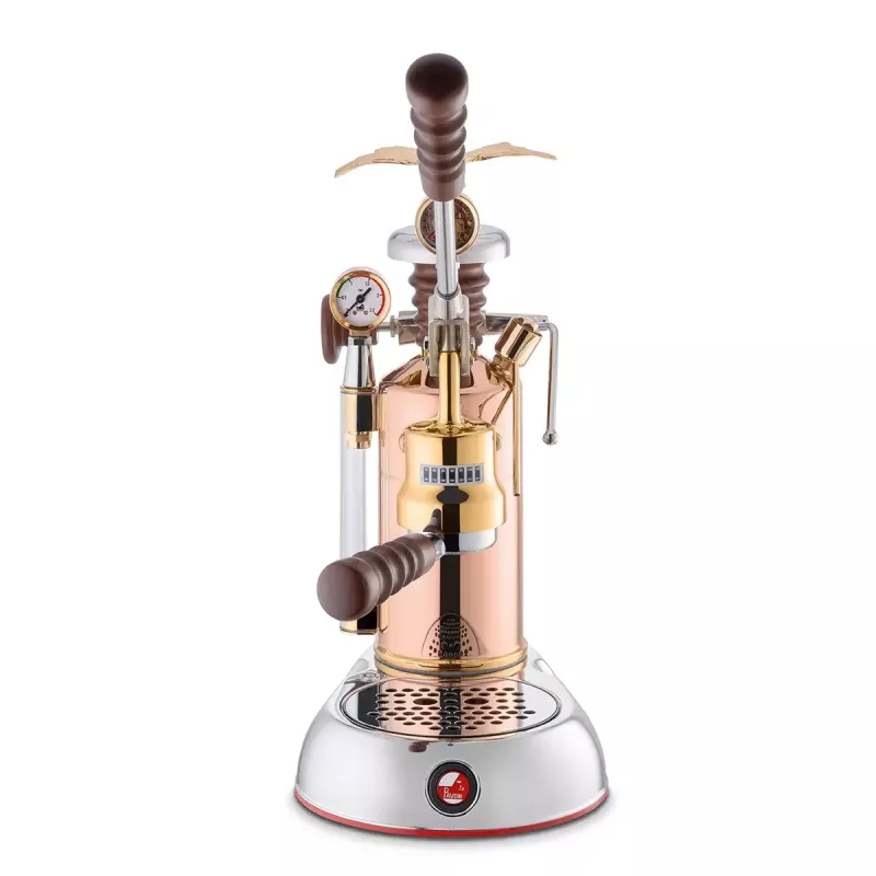 La Pavoni Esperto Edotto LPLESE01EU Lever Espresso Machine, Copper/Chrome, 1.6 L