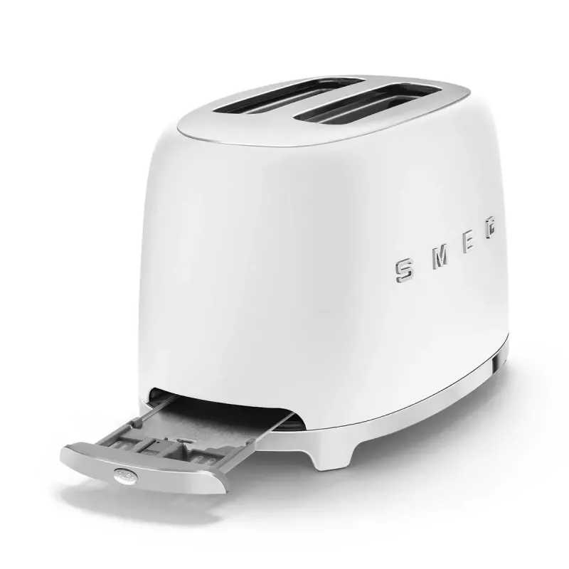 Toaster Smeg 50's Style TSF01WHMEU 2 slices White