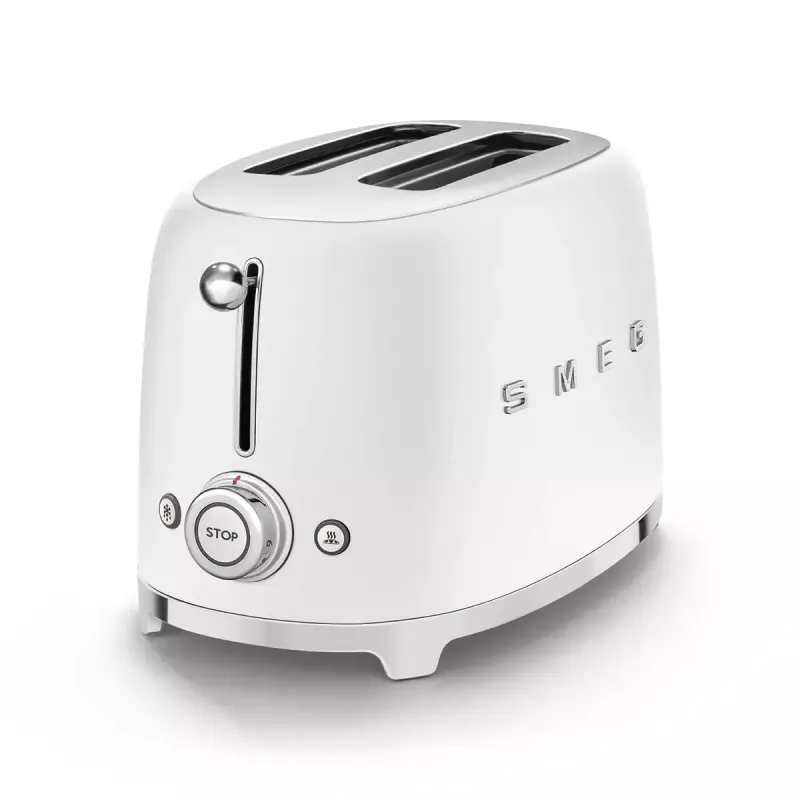 Toaster Smeg 50's Style TSF01WHMEU 2 slices White