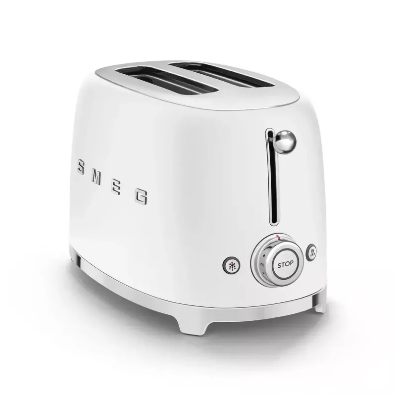 Toaster Smeg 50's Style TSF01WHMEU 2 slices White
