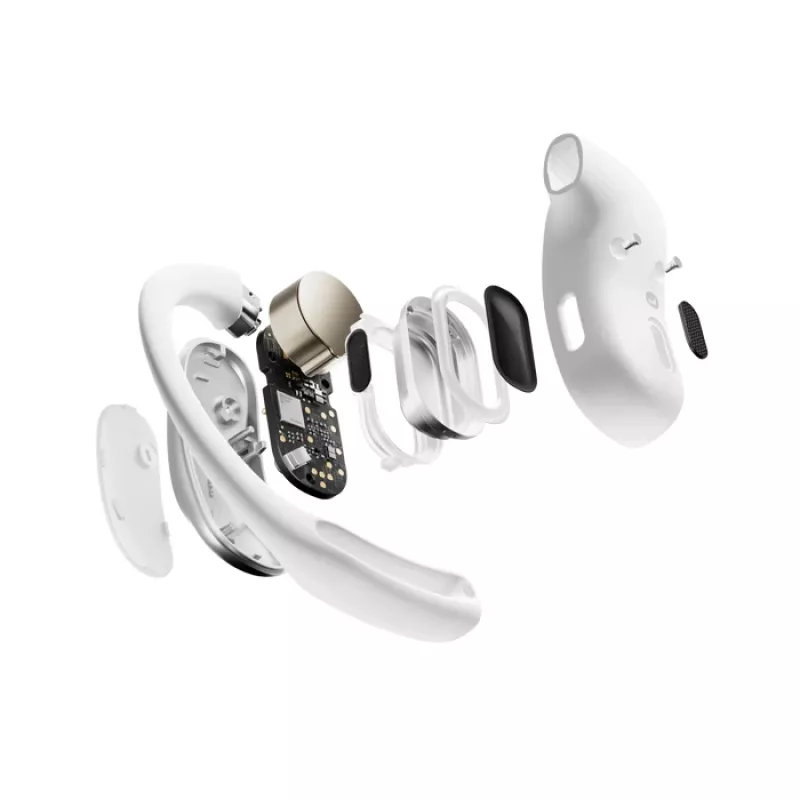 SHOKZ OpenFit Air, White Headset Wireless Ear-hook Calls/Music/Sport/Everyday Bluetooth White