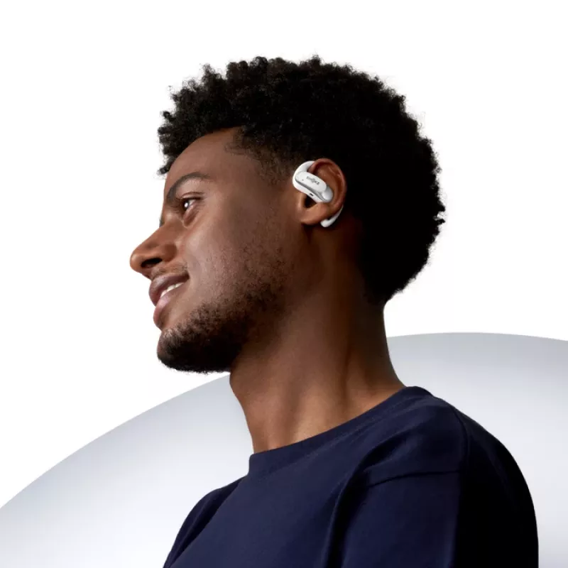SHOKZ OpenFit Air, White Headset Wireless Ear-hook Calls/Music/Sport/Everyday Bluetooth White