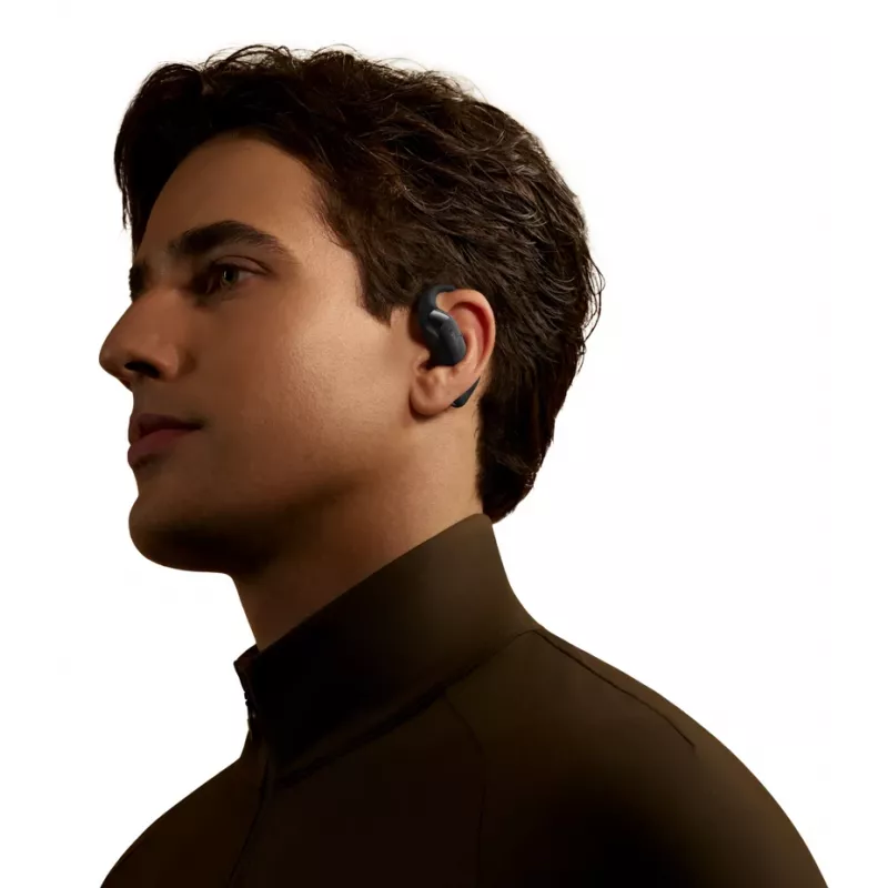 Headset JLAB AUDIO SHOKZ OpenFit 2 — Bone-conduction, Wireless, Open-ear Ear-hook, Black