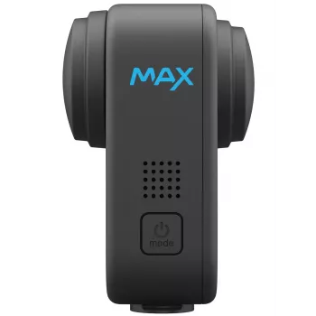 Action Camera GoPro MAX 360 (2025) — 360° capture, 6K Ultra HD, built-in display, Wi‑Fi, GPS, Black