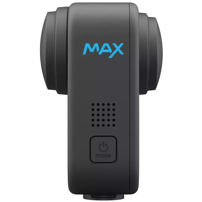 Action Camera GoPro MAX 360 (2025) — 360° capture, 6K Ultra HD, built-in display, Wi‑Fi, GPS, Black