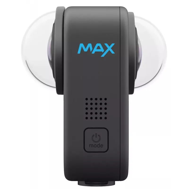 Action Camera GoPro MAX 360 (2025) — 360° capture, 6K Ultra HD, built-in display, Wi‑Fi, GPS, Black