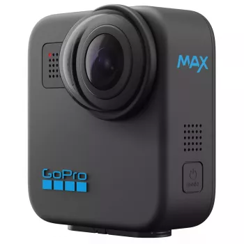 Action Camera GoPro MAX 360 (2025) — 360° capture, 6K Ultra HD, built-in display, Wi‑Fi, GPS, Black