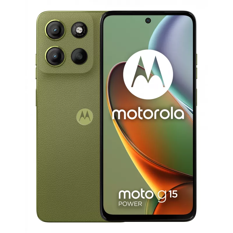 Motorola moto g15 power 17.1 cm (6.72 inch) Dual SIM Android 15 4G USB Type-C 8 GB 256 GB 6000 mAh Green