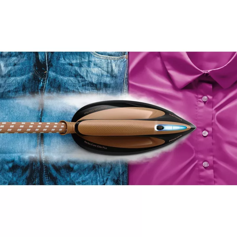 Steam generator iron Philips GC9682/80 — 2700 W, 1.8 L tank, 165 g/min continuous steam, 600 g/min boost, T-ionicGlide soleplate