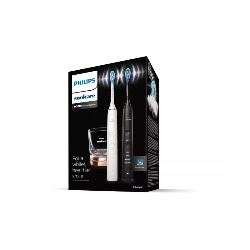 Toothbrush Philips HX9914/57 DiamondClean 9000 2-Pack Black/White