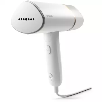Handheld steamer Philips 3000 series STH3020/10 – 1000W, 20 g/min continuous steam, 0.12 L removable tank, 2 m cord, travel design, white