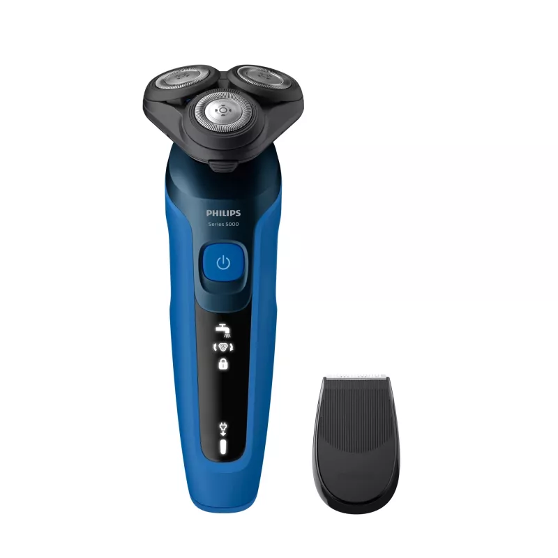 Electric shaver Philips Series 5000 S5466/17 — rotary 3-head, Li-Ion battery, 50 min runtime, washable, wet & dry