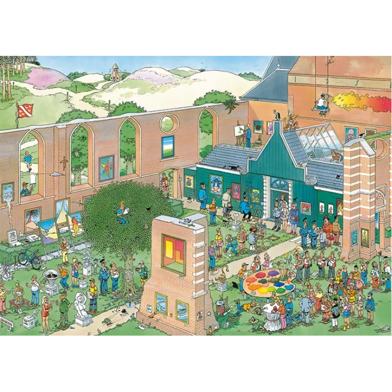 Jan van Haasteren The Art Market 1000 pieces, 1000 pc(s), Comics, 12 yr(s)