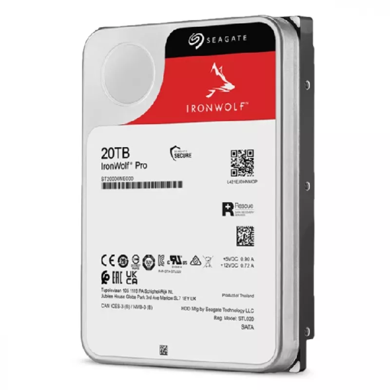 Seagate IronWolf Pro ST20000NT001 internal hard drive 20 TB 7200 RPM 256 MB 3.5 inch