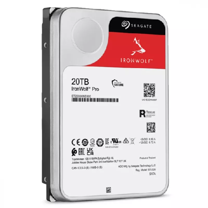 Seagate IronWolf Pro ST20000NT001 internal hard drive 20 TB 7200 RPM 256 MB 3.5 inch