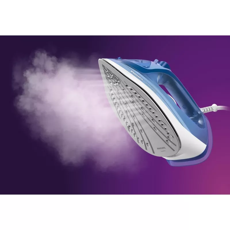 Steam iron Philips 3000 series DST3031/20 — 2400 W, 0.3 L water tank, ceramic soleplate, 40 g/min continuous steam