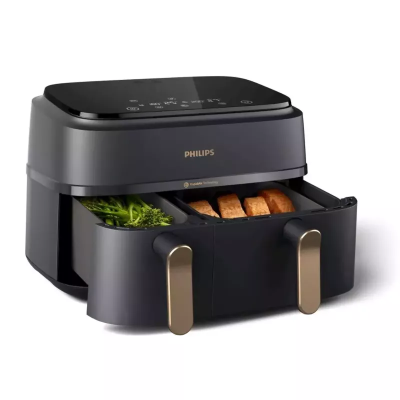 Hot air fryer Philips 3000 Series Dual Basket Airfryer NA352/00 — 9 L, 2750 W, Dual-basket, 8 programs, 40–200°C
