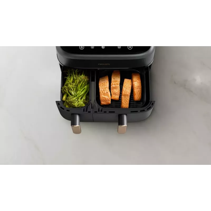 Hot air fryer Philips 3000 Series Dual Basket Airfryer NA352/00 — 9 L, 2750 W, Dual-basket, 8 programs, 40–200°C